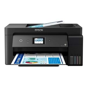 Epson L14150 A3+ Renkli Mürekkep Tanklı Yazıcı, A4 Tarayıcı, Fotokopi, Fax, Wi-Fi, LAN, ADF, Dubleks, Siyah