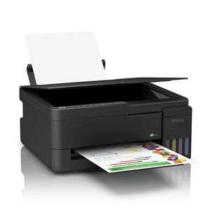 Epson L3350-MUA Renkli Mürekkep Tanklı Yazıcı, Tarayıcı, Fotokopi, Wi-Fi, Siyah (Muadil Mürekkepli)