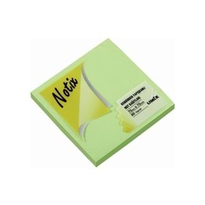 Notix Yapışkanlı Not Kağıdı Neon Yeşil 75 mm x 75 mm 80 Yaprak