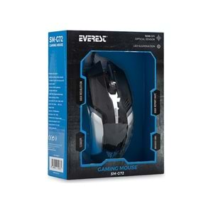 Everset Game Mouse, RGB, USB Kablolu - SM-G72