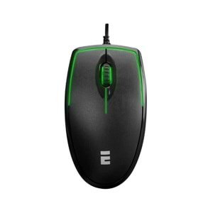 Everest SM-M7 3D Optik Led Mouse, USB Kablolu. Siyah