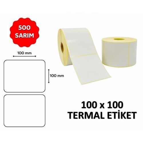 OKUR Barkod Etiketi 100x100 Termal - 500 Adet