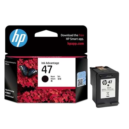 HP Mürekkep Kartuş Orj. No:47 Siyah