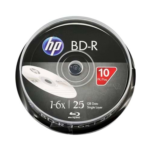HP Blu-Ray BD-R 6X 25GB 10Lu Cake Box - BRE00071-3