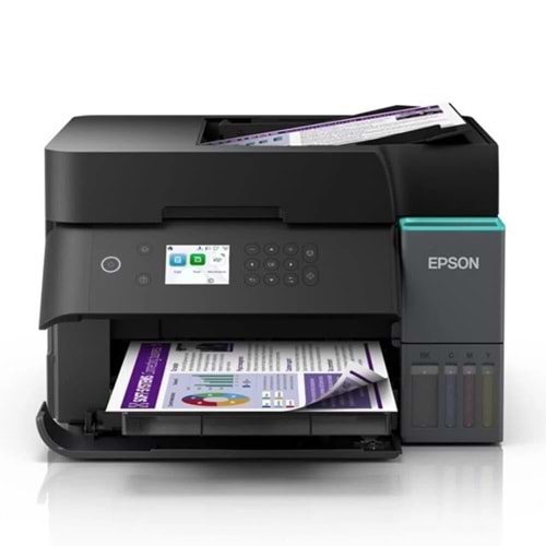 Epson L6370 Renkli Mürekkep Tanklı Yazıcı, Tarayıcı, Fotokopi, Wi-Fi, LAN, ADF, Dubleks, Siyah