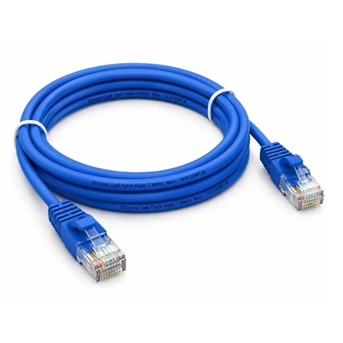 OKUR Cat6 Patch Kablo 1 Metre, Mavi - CAT6-01MT-M