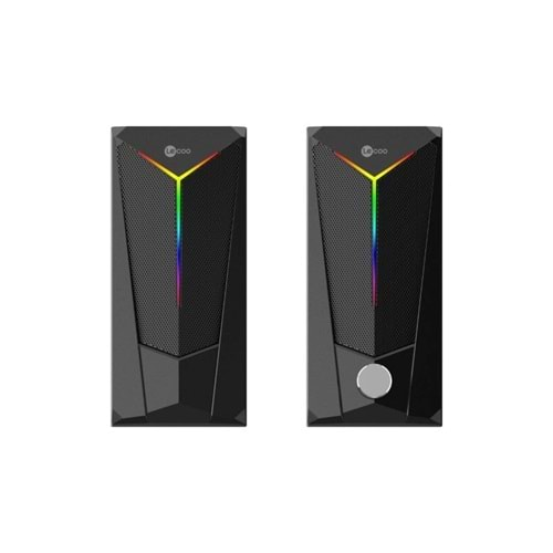 Lenovo Lecoo DS104 Hoparlör 1+1 USB RGB Siyah