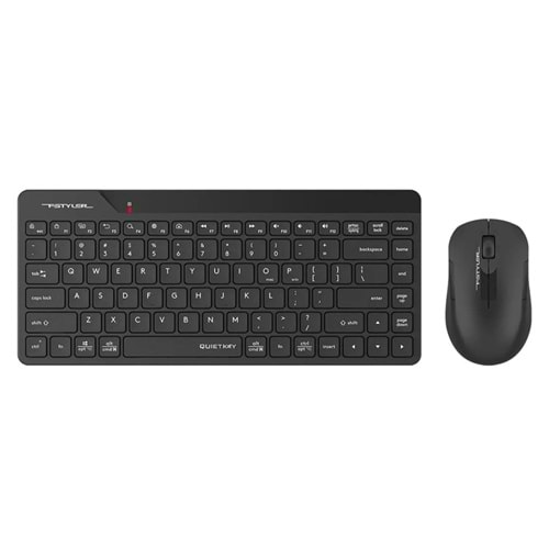 A4 Tech FG2200 AIR2 Mini Kablosuz Klavye Mouse Seti, Usb, Siyah