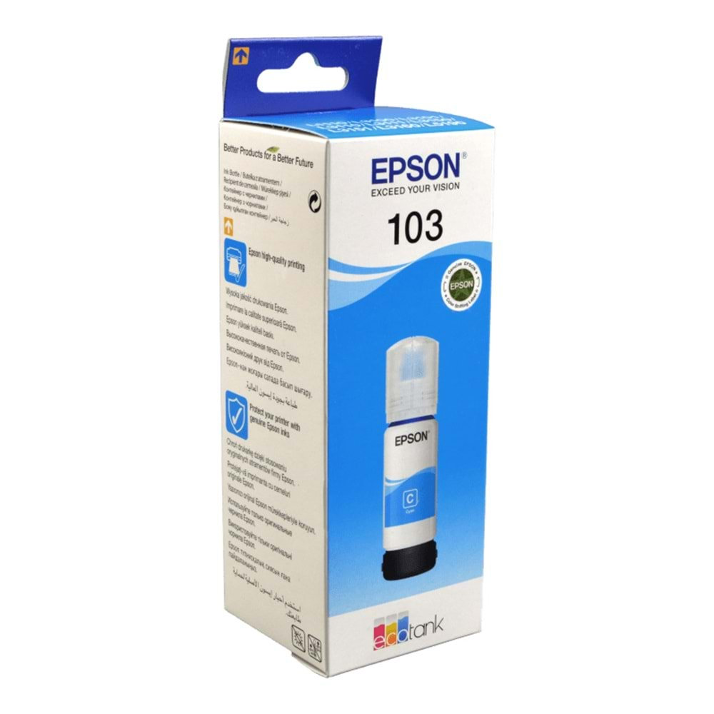 Epson Mürekkep Orj. T103 Cyan 65ml