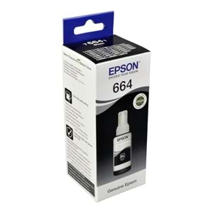 Epson Mürekkep Orj. T664 Black 70ml