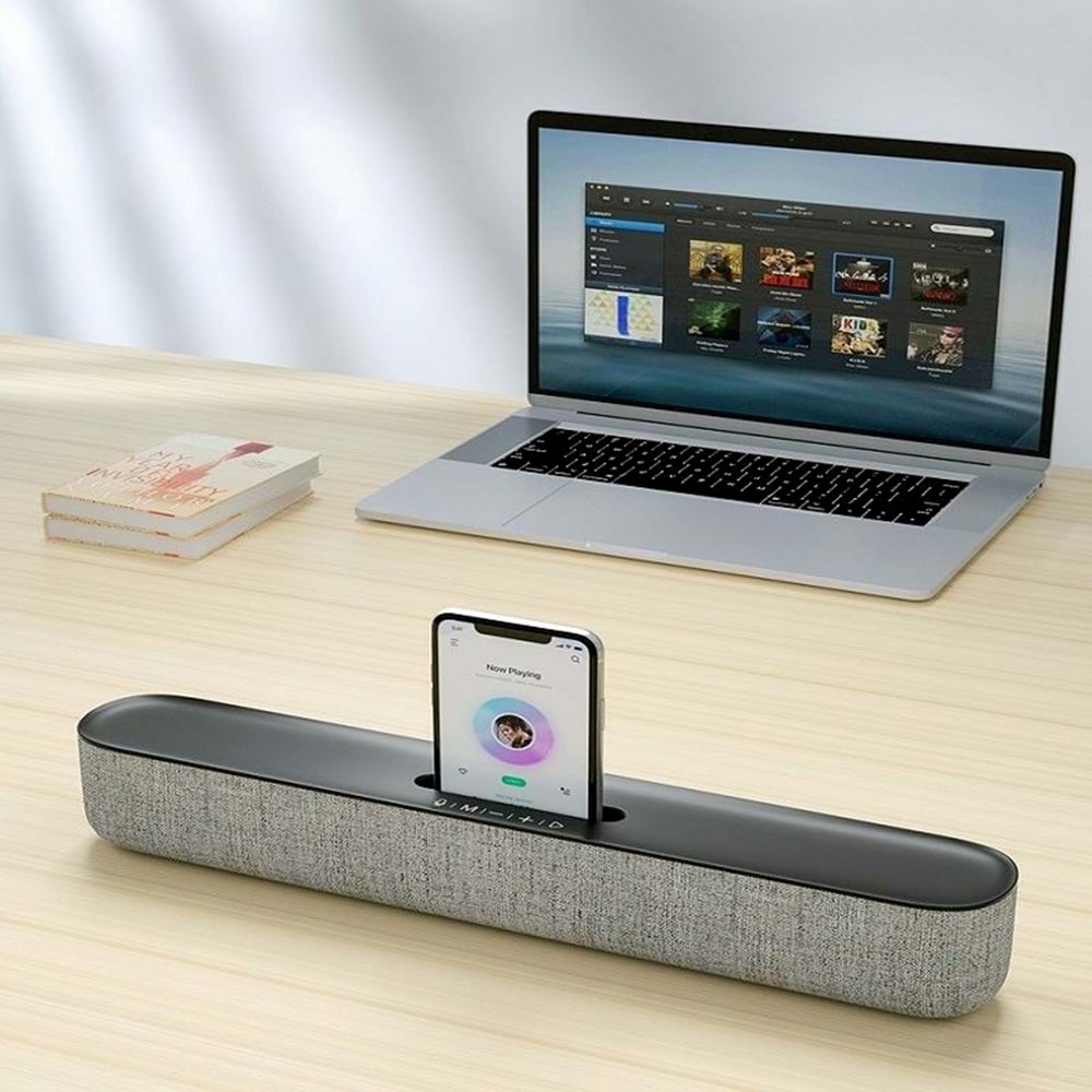 Lenovo Lecoo DS108 Bluetooth Soundbar Taşınabilir Hoparlör, 10W, Siyah