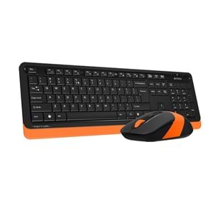 A4 Tech FG1010 Klavye Mouse Seti Kablosuz Turuncu