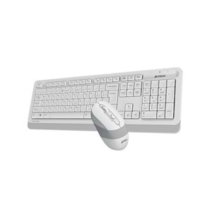 A4 Tech FG1010 Kablosuz Klavye Mouse Seti, Beyaz