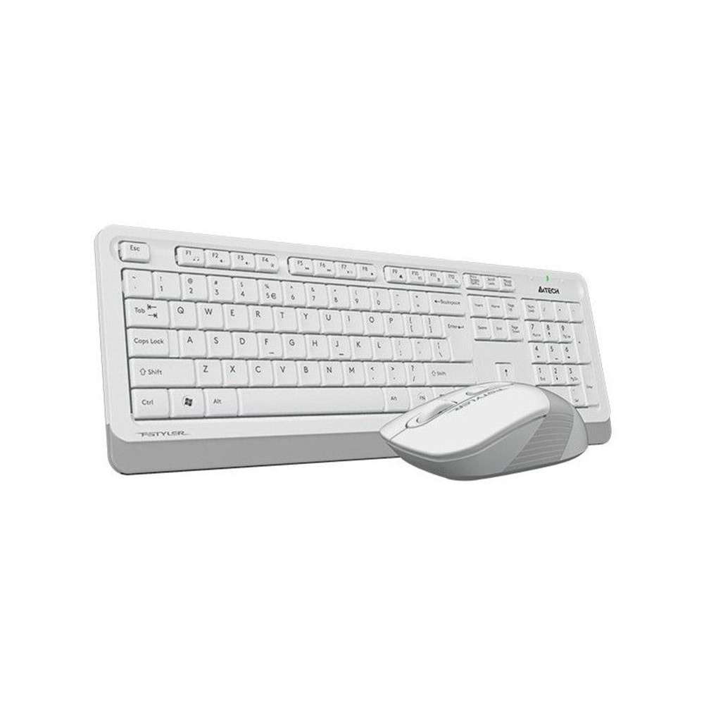 A4 Tech FG1010 Kablosuz Klavye Mouse Seti, Beyaz