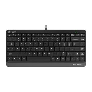 A4 Tech FK11 Q Klavye Usb, Kablolu, MM Mini Gri Siyah