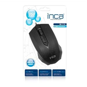 Inca IM-119 Kablolu USB Mouse Siyah