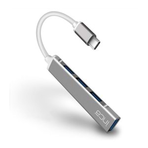 Inca Type-C Girişli 4 Port Usb Çoklayıcı Hub, IUSB-04T