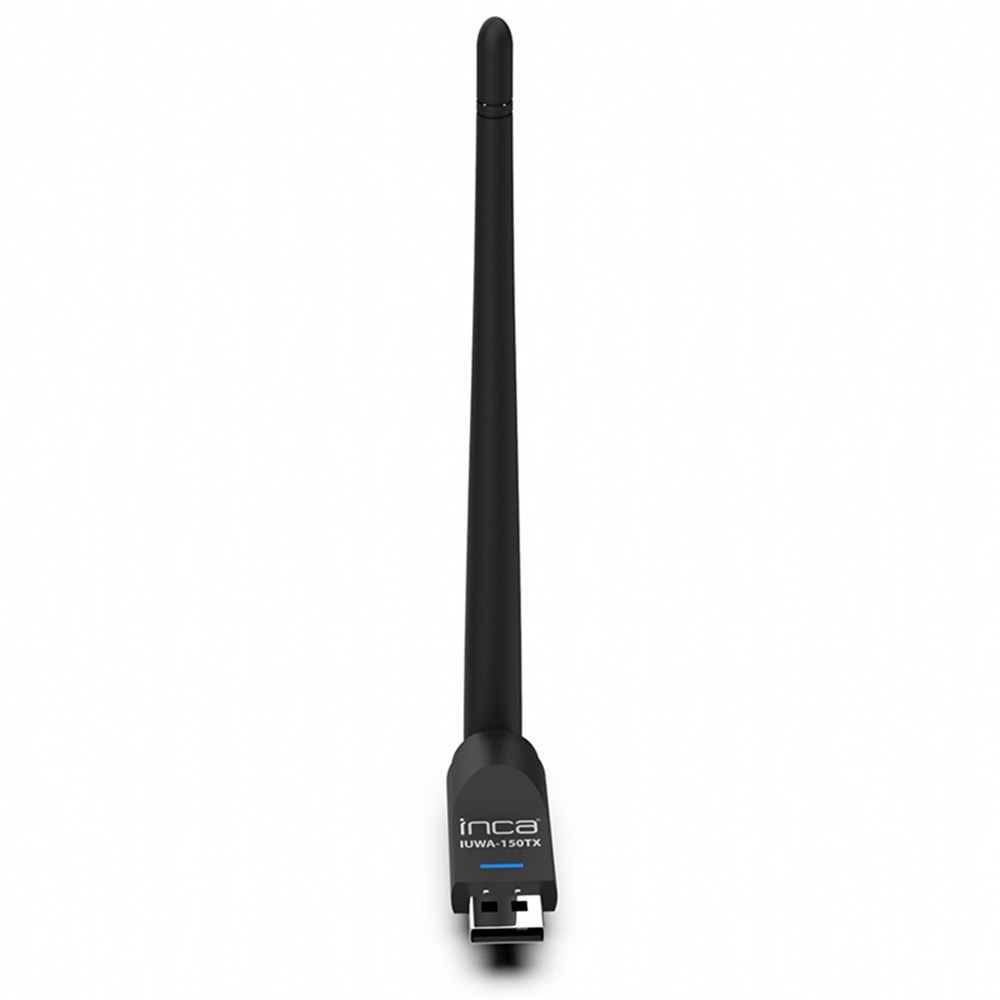 Inca USB Wi-Fi Adaptör 150 Mbps 5dbi Anten - IUWA-150TX