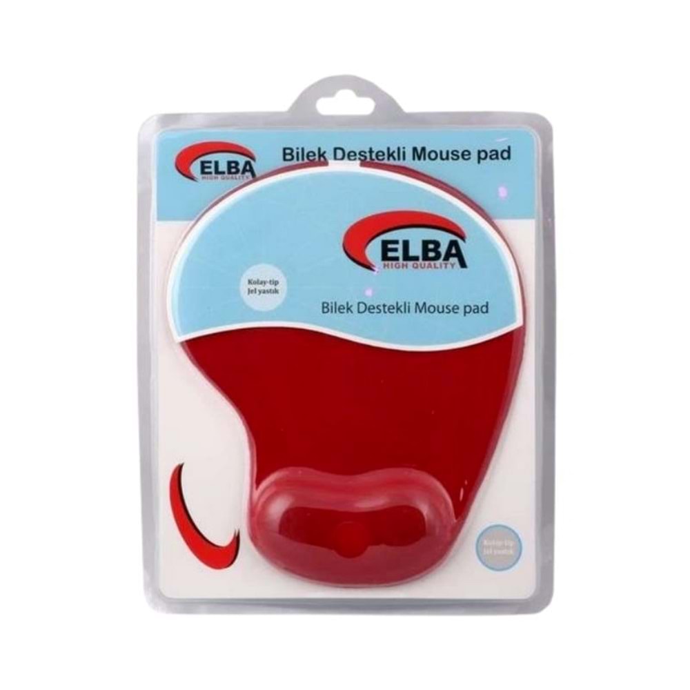 Elba K06152 Bileklikli Jel Mouse Pad Kırmızı