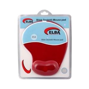 Elba K06152-K Bileklikli Jel Mouse Pad Kırmızı