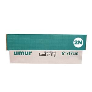 UMUR Kantar Fişi 6x17 2 Nüsha 1000 li