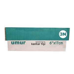 UMUR Kantar Fişi 6x17 3 Nüsha 1000 li