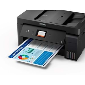 Epson L14150 A3+ Renkli Mürekkep Tanklı Yazıcı, A4 Tarayıcı, Fotokopi, Fax, Wi-Fi, LAN, ADF, Dubleks, Siyah