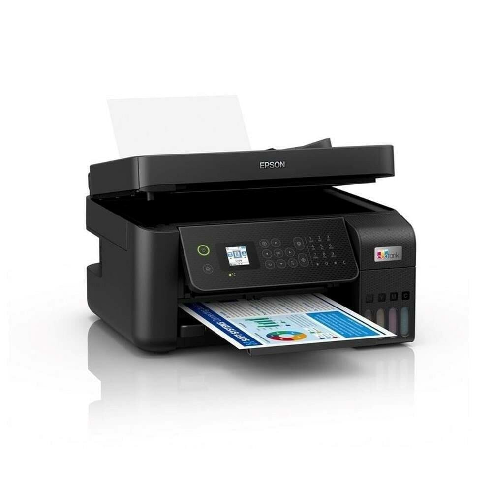 Epson L5290 Renkli Mürekkep Tanklı Yazıcı, Tarayıcı, Fotokopi, Fax, Wi-Fi, ADF, Siyah