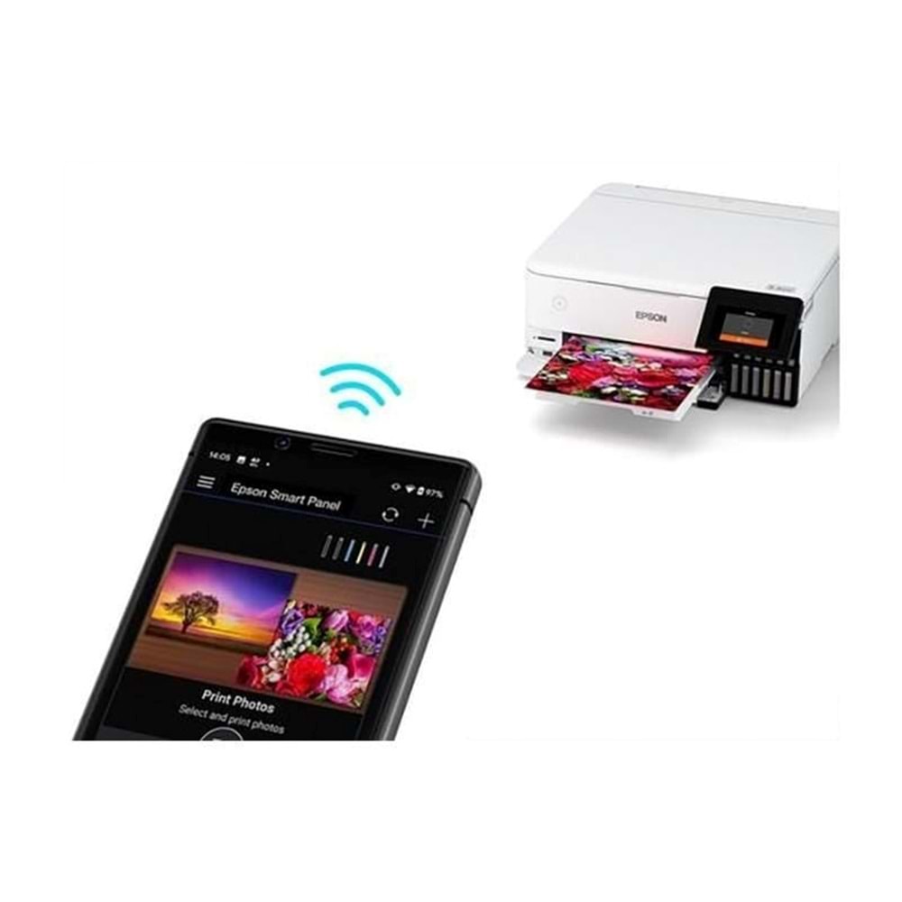 Epson L8160 A4 Mürekkep Tanklı Foto Yazıcı, Fotokopi, Wi-Fi (6 renk)