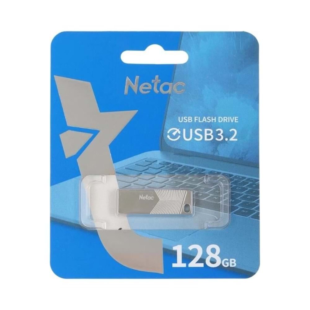 Netac 128GB Type-C + USB 3.0 Flash Bellek - NT03U782C-128G-30PN