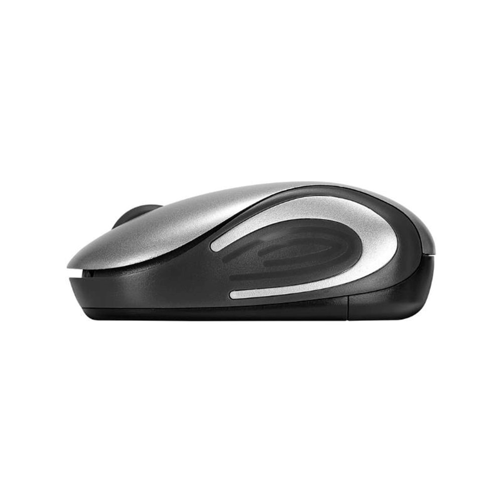 Everest SMW-555 Mini Kablosuz Mouse, Usb, Gümüş, 2.4Ghz