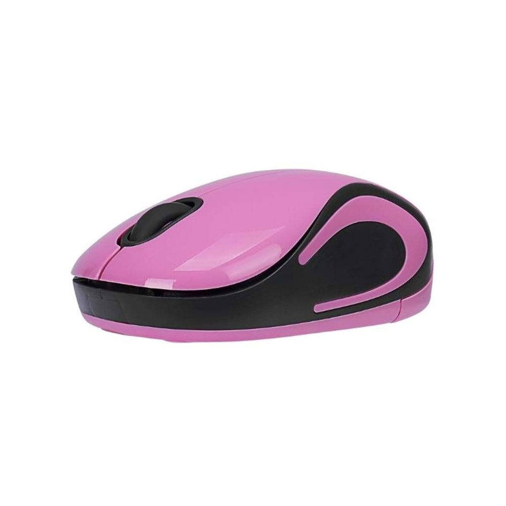 Everest SMW-555 Mini Kablosuz Mouse, Usb, Pembe, 2.4Ghz