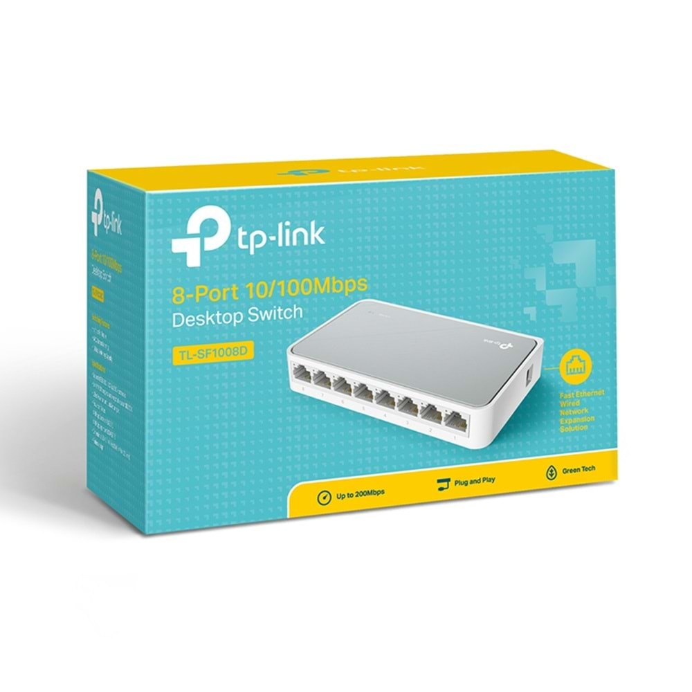 Tp-Link TL-SF1008D 8 Port 10/100 Switch