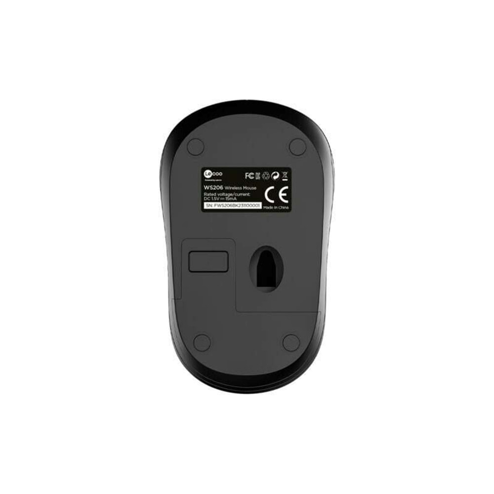 Lenovo Lecoo WS206 Kablosuz Mouse Siyah